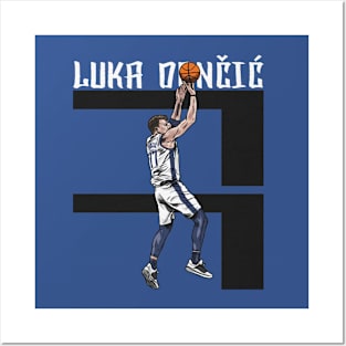 Luka Doncic Dallas Number Posters and Art